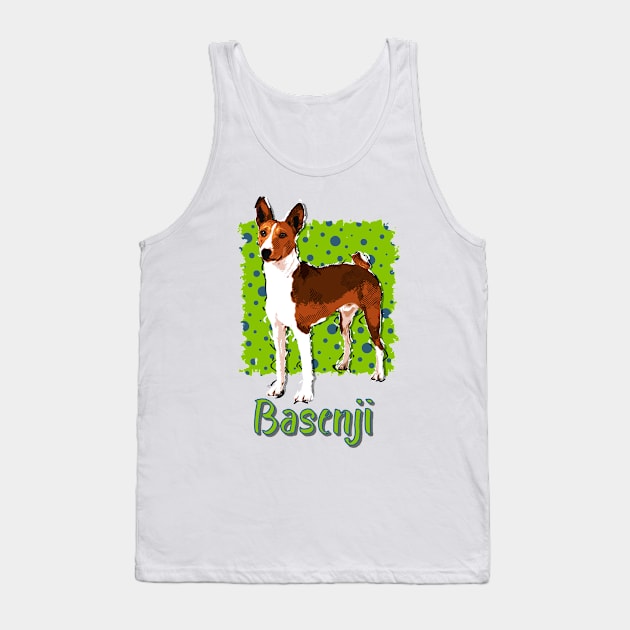 Basenji Tank Top by Nartissima